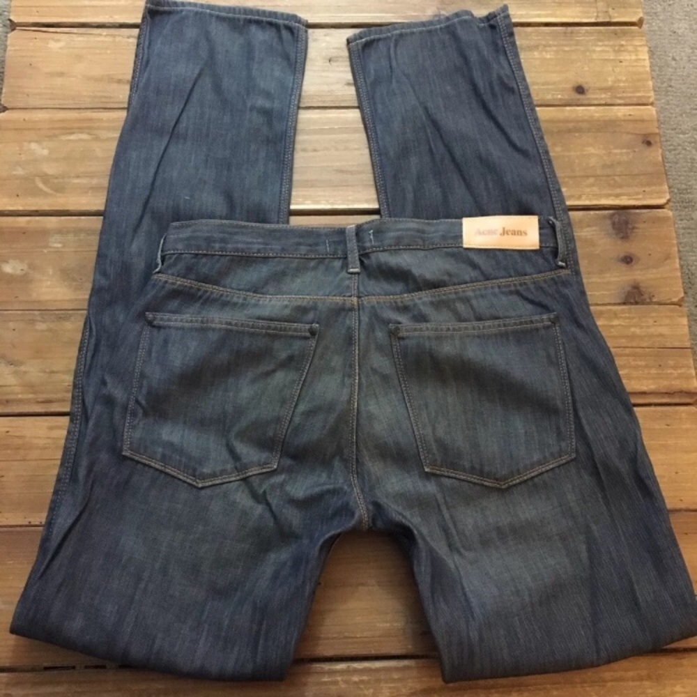 Acne Jeans Men’s Storlek Max Straight Leg Jeans